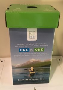 One By One Recycling Program Bin